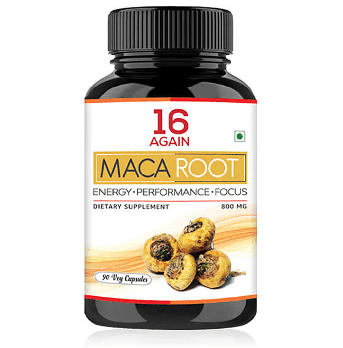 16 Again Maca Root 800mg Veg Capsules