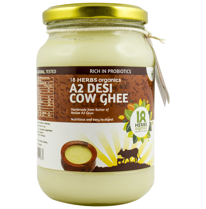 18 Herbs Organics A2 Desi Cow Ghee