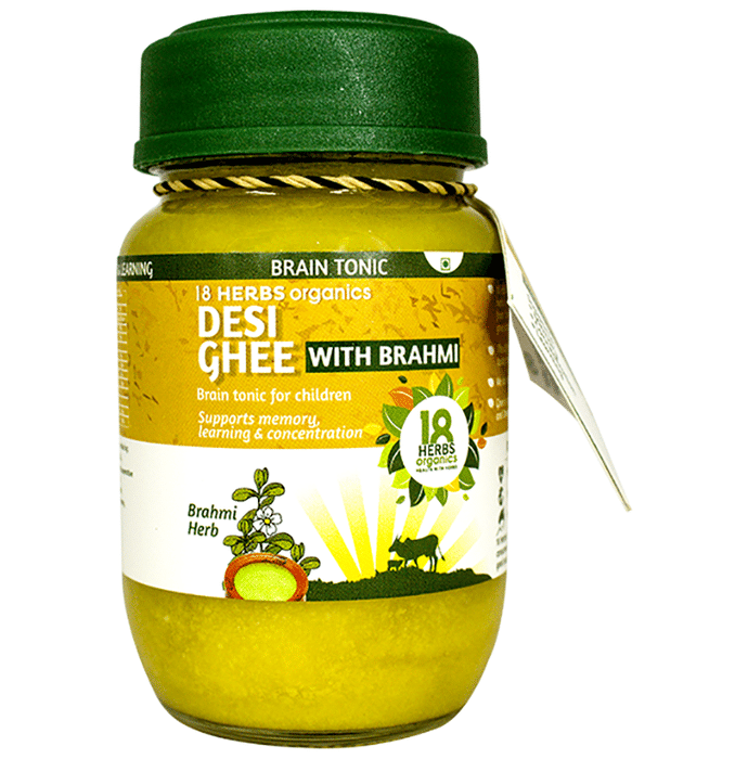 18 Herbs Organics Desi Ghee with Brahmi