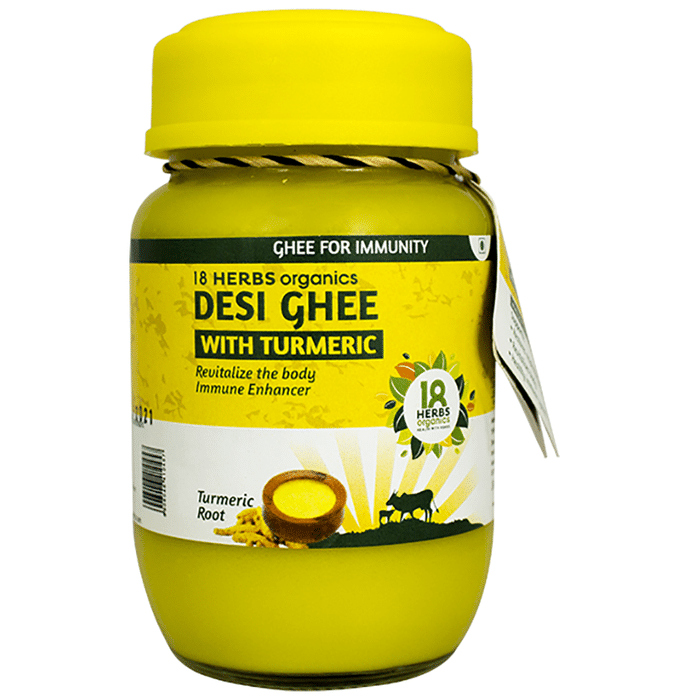 18 Herbs Organics Desi Ghee with Turmeric