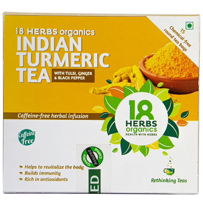 18 Herbs Organics Indian Turmeric Tea Bag (1.5gm Each)