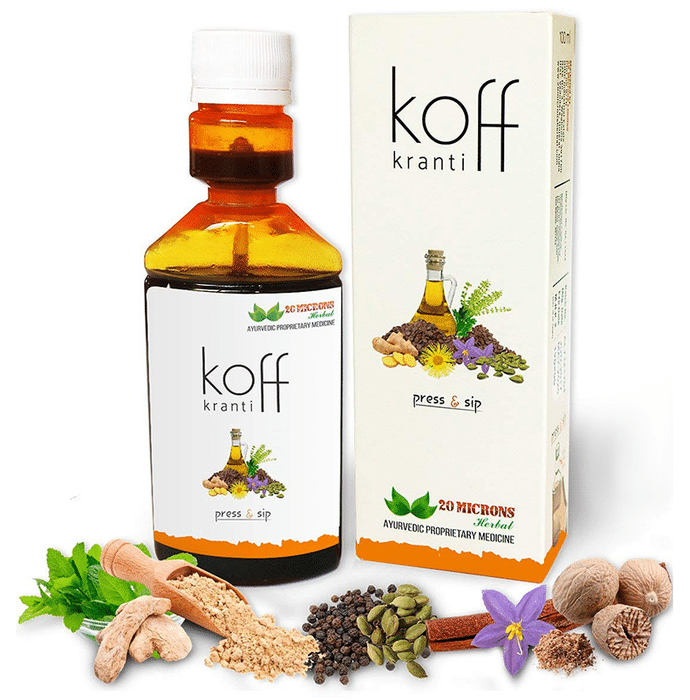 20 Microns Herbal Koff Kranti Cough Syrup