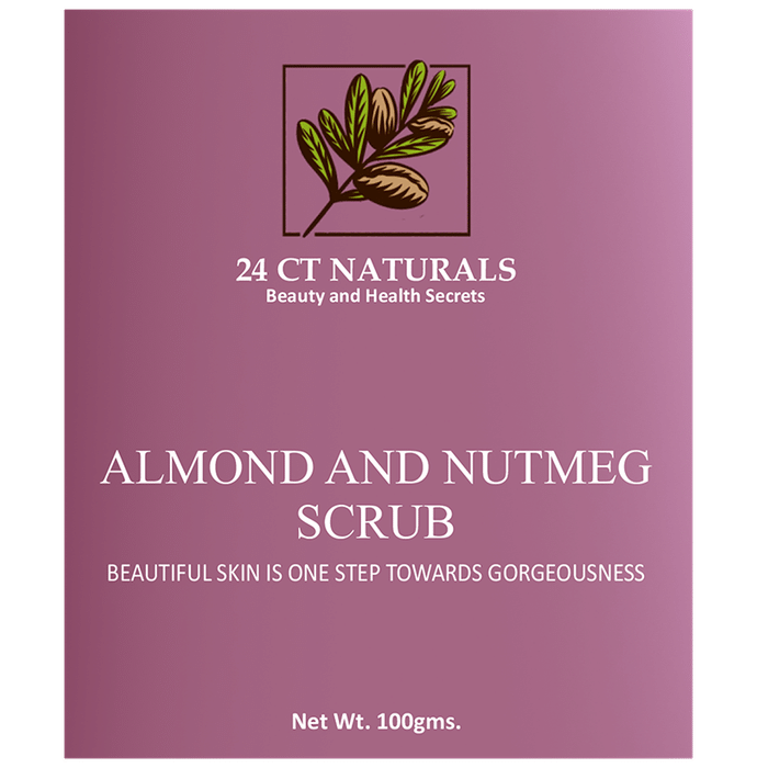 24 CT Naturals Almond and Nutmeg Scrub