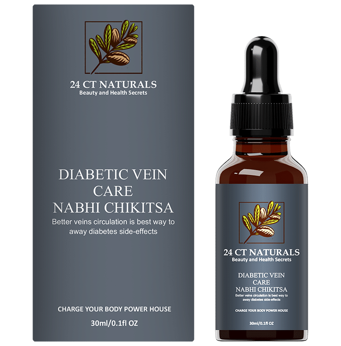 24 CT Naturals Diabetic Vein Care Nabhi Chikitsa Oil