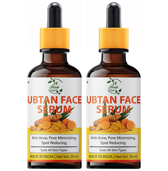 24 Hours Organic Ubtan Face Serum (30ml Each)