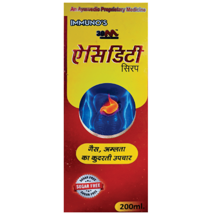 30M Acidity Syrup (200ml Each) Sugar Free