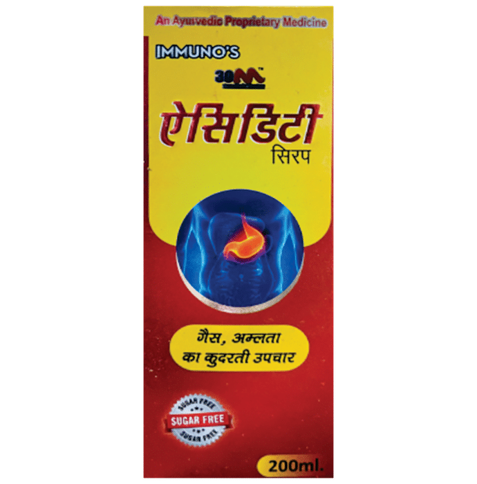 30M Acidity Syrup (200ml Each) Sugar Free