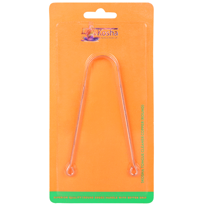 5 Kosha Copper Round Tongue Cleaner