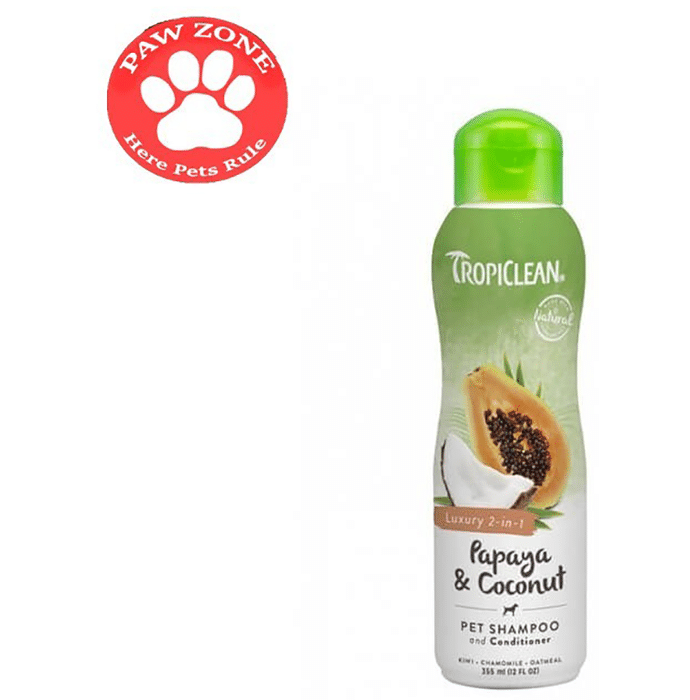 Tropiclean Papaya & Coconut Pet Shampoo and Conditioner