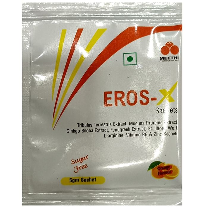 Eros-X Sachet Orange Sugar Free