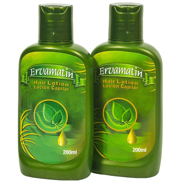 Ervamatin Hair Lotion Lacion Capilar (200ml Each)