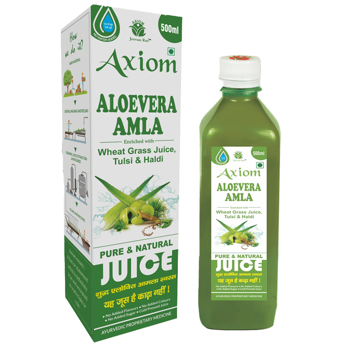 Axiom Aloevera Amla Juice | For Weight Management & Blood Purification | No Added Sugar