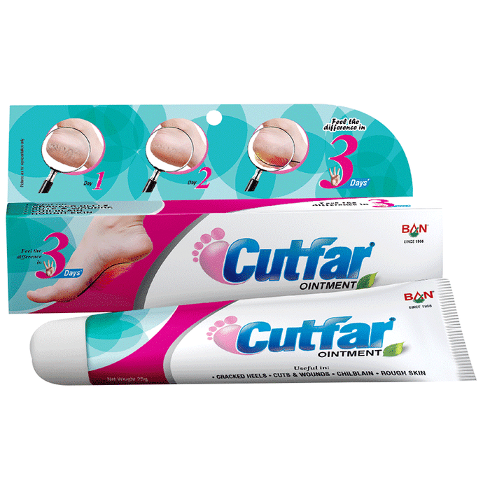 Ban Labs Cutfar Ointment | Soothes Cracked Heel | Ointment