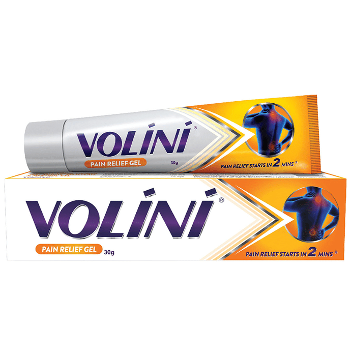 Volini Pain Relief Gel for Sprain Muscle Joint Neck & Low Back Pain | Bone Joint & Muscle Care