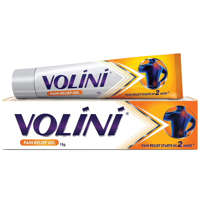 Volini Pain Relief Gel for Sprain Muscle Joint Neck & Low Back Pain | Bone Joint & Muscle Care