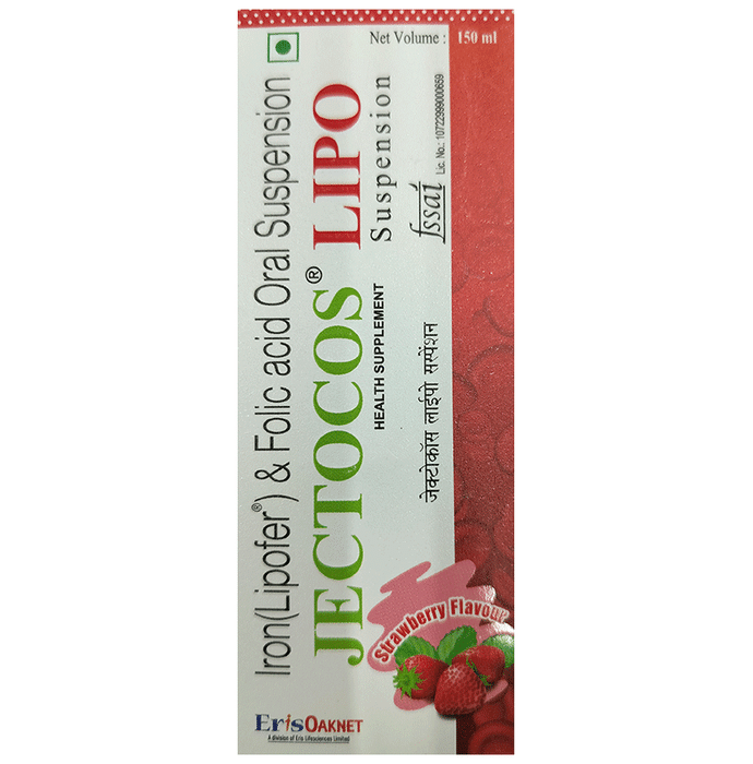 Jectocos Lipo Oral Suspension Strawberry