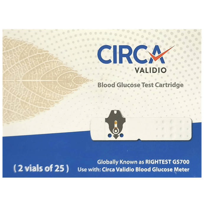 Circa Vaidio Blood Glucose Test Cartridge (25 Each)