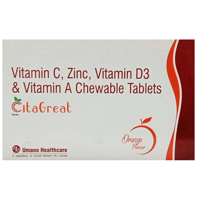 CitaGreat Chewable Tablet Orange