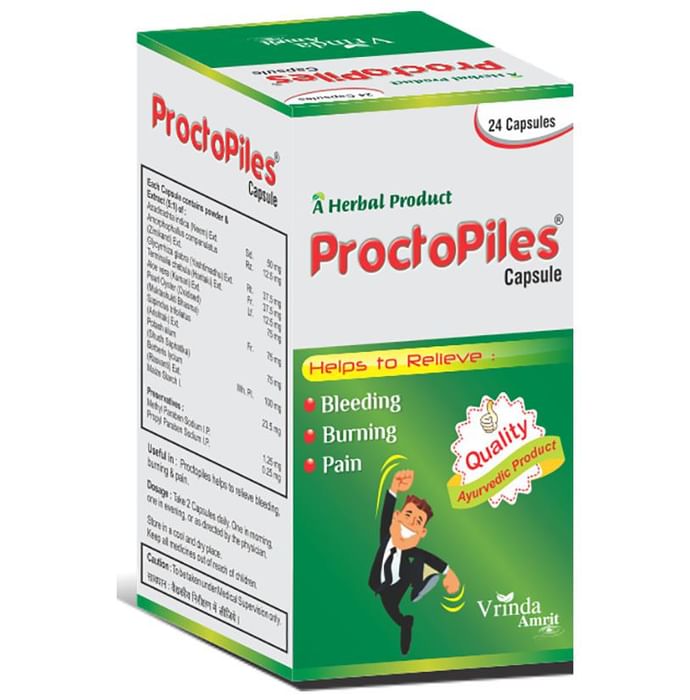 Vrinda Amrit Procto Piles Capsule