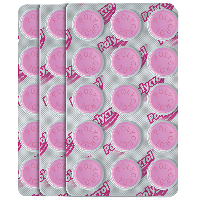 Polycrol Antacid Antigas Tablet (15 Each) Mint