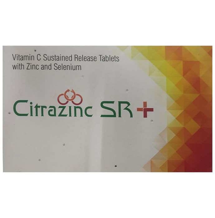 Citrazinc SR + Vitamin C Sustained Release Tablet with Zinc and Selenium