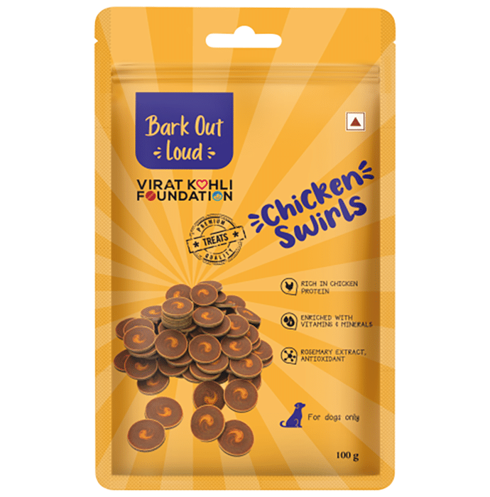 Bark Out Loud Chicken Swirls