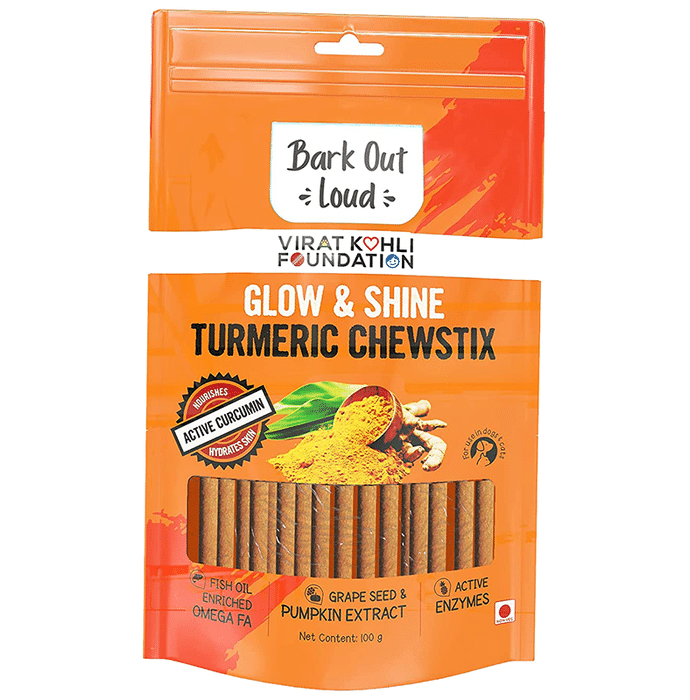 Bark Out Loud Glow & Shine Turmeric Chewstix