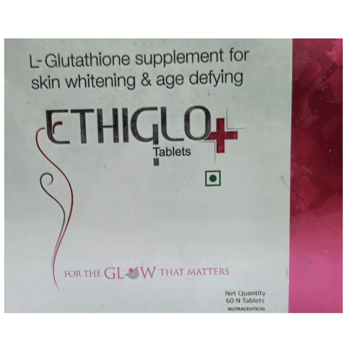 Ethiglo + L-Glutathione Tablets for Skin Health