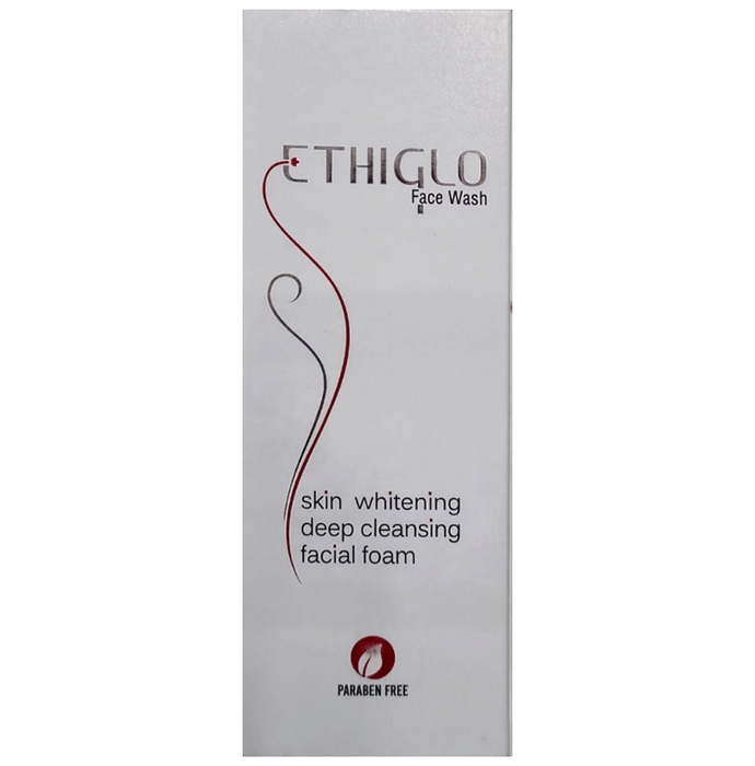 Ethiglo Paraben Free Face Wash | Skin Whitening & Deep Cleansing Facial Foam