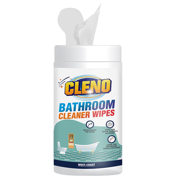 Cleno Bathroom Cleaner Wipes (50 Each)