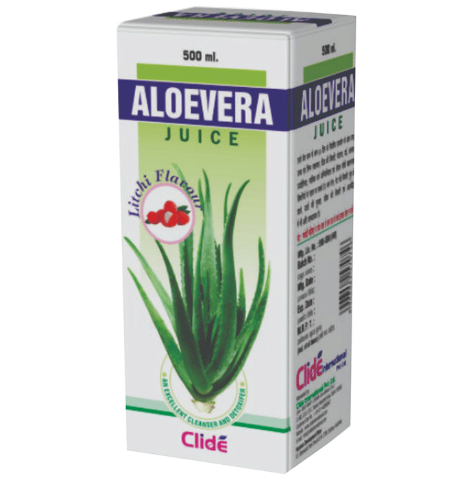 Clide Aloevera Juice Litchi