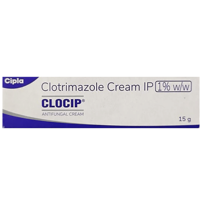 Clocip Clotrimazole Cream for Skin Infections (15 gm)