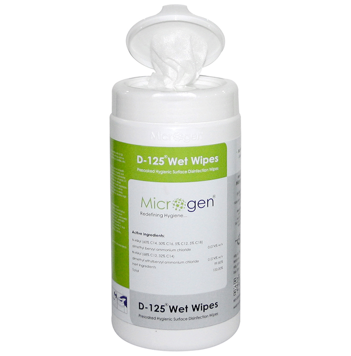 Microgen D-125 Wet Wipes