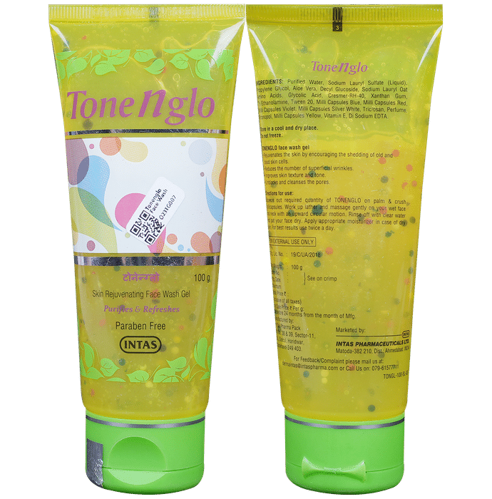 Tonenglo Skin Rejuvenating Face Wash Gel | Paraben Free