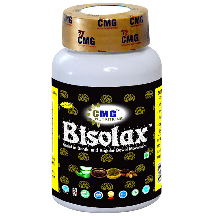 CMG Nutritions Bisolax Capsule Assist in Gentle & Regular Bowel Movement
