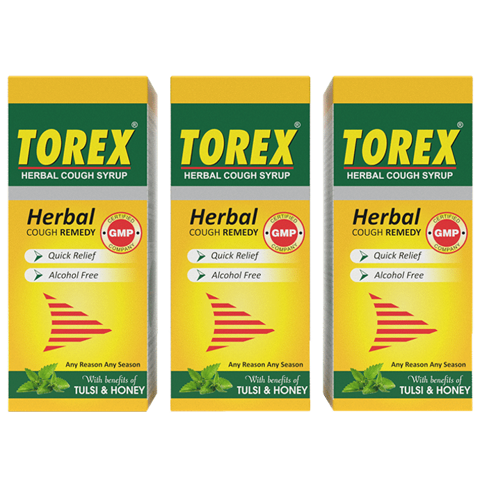 Torex Herbal Cough Syrup (100ml Each)