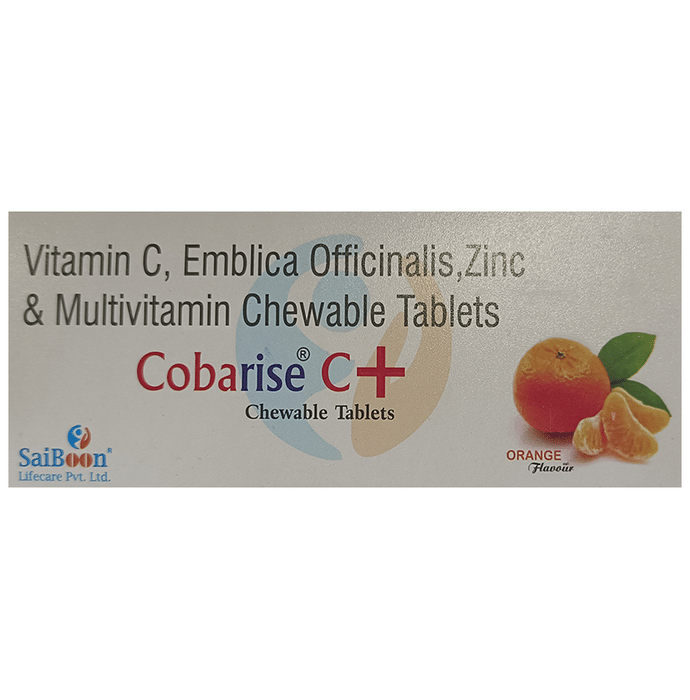 Cobarise C+ Chewable Tablet Orange