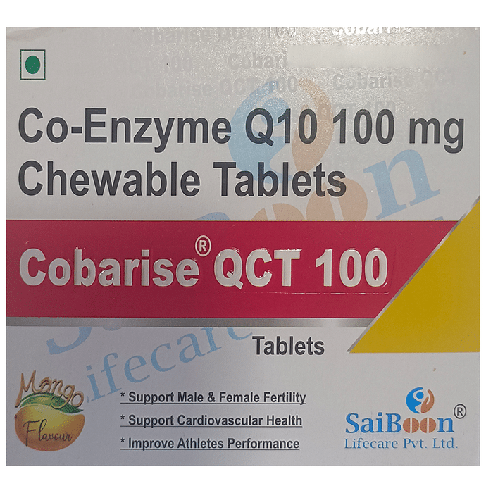 Cobarise QCT 100 Chewable Tablet Mango