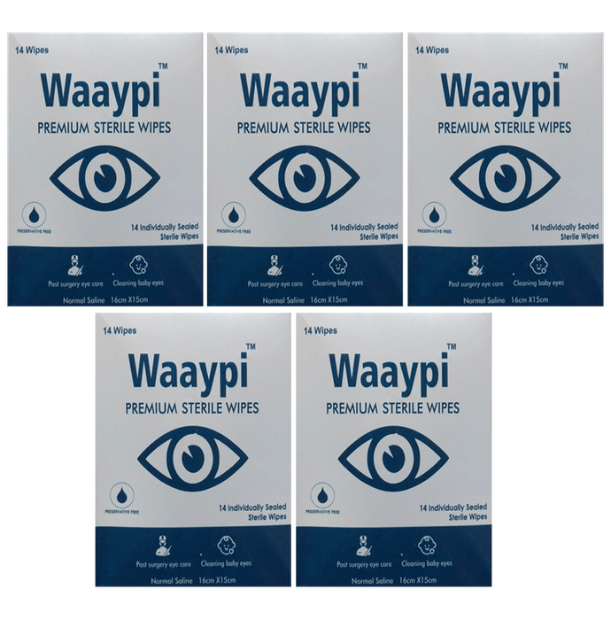 Waaypi Premium Sterile Wipe (14 Each)