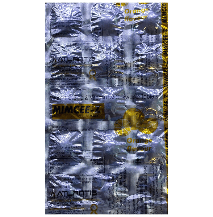 Mimcee-Z Chewable Tablet Orange
