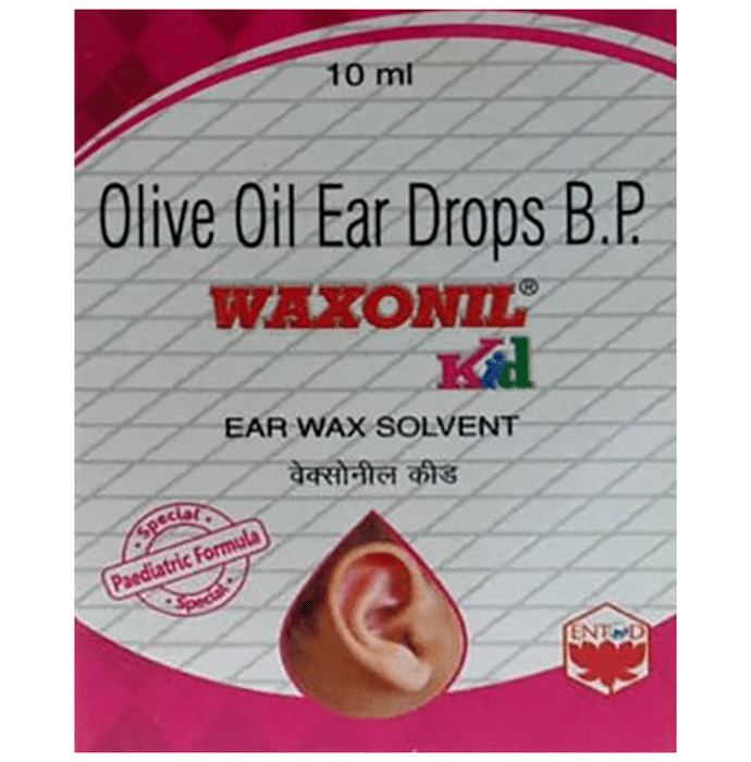 Waxonil Kid Olive Oil Ear Drop | Ear-Wax Solvent