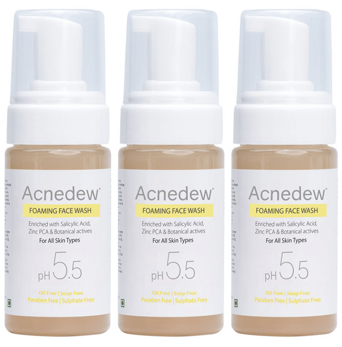 Acnedew PH 5.5 Foaming Face Wash (100ml Each)