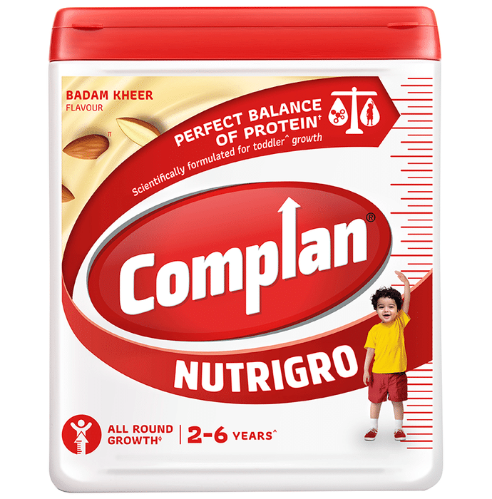 Nutrigro By Complan Protein | 2 to 6 Years | Flavour Badam Kheer