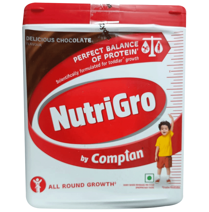Nutrigro By Complan Protein | 2 to 6 Years | Flavour Delicious Chocolate