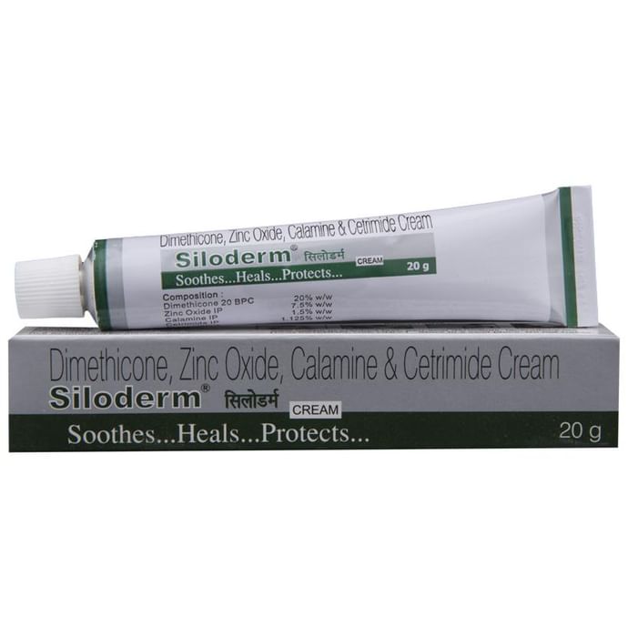 Siloderm Cream with Calamine Dimethicone and Zinc Oxide