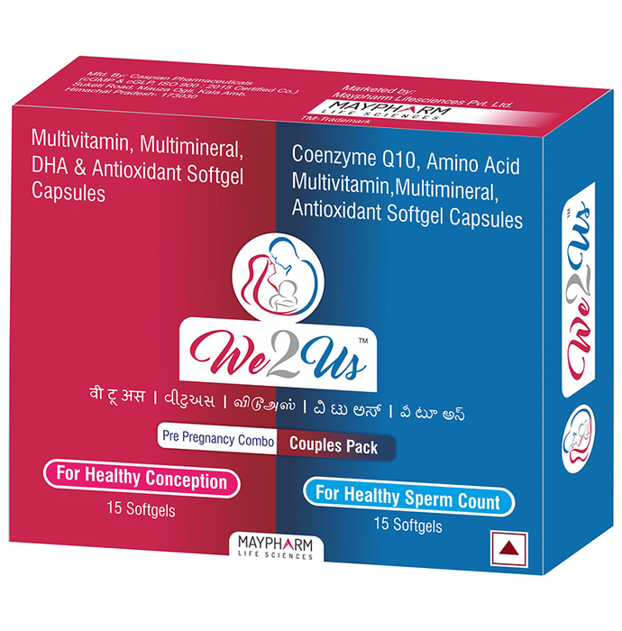 We2Us Pre Pregnancy Combo Couples Pack