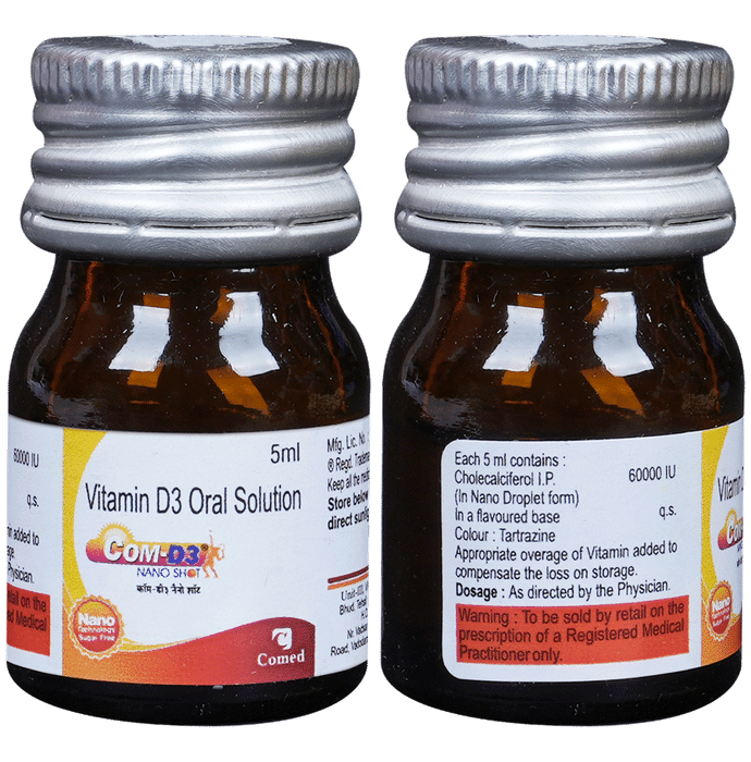 Com D3 Nano Shot Oral Solution Sugar Free