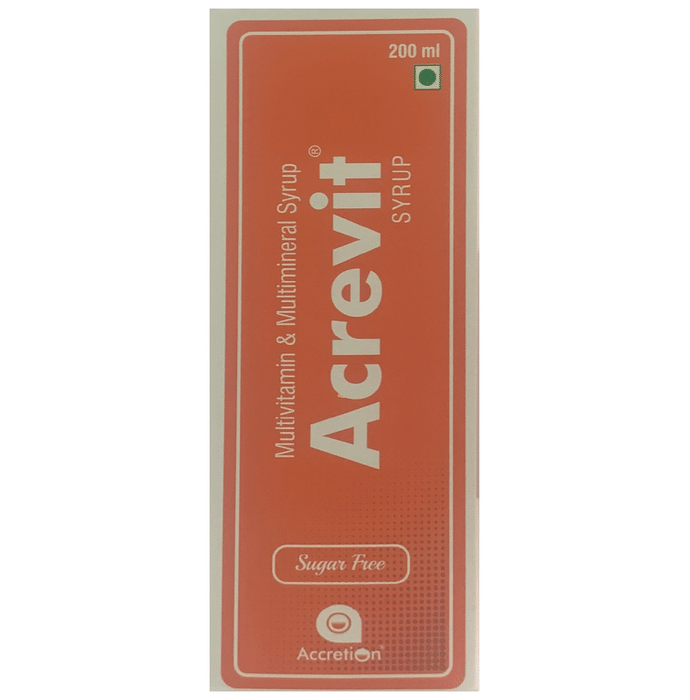 Acrevit Syrup Sugar Free