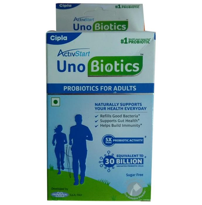 ActivStart UnoBiotics Probiotics Sachet for Adults' Gut Health | Sugar Free Sugar Free