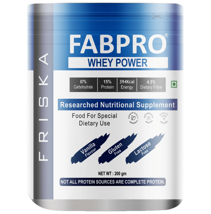 Fabpro Whey Power Powder Vanilla Gluten Free